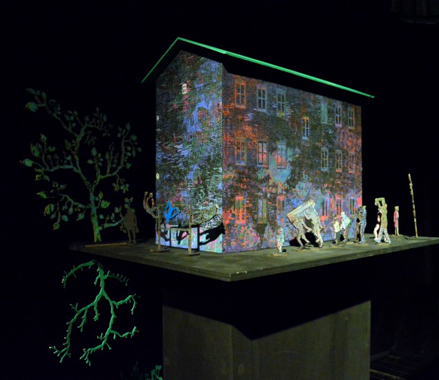 Orbis interior - Little Homeland | installation, digital graphics | 6x6m - section 3